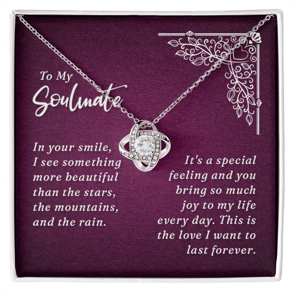 To My Wife - Love Knot Necklace | Perfect Gift for Your Wife