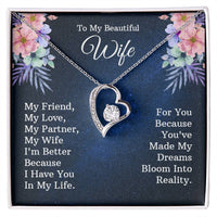 To My Wife - Forever Love Necklace | Beautiful Gift for Your Wife